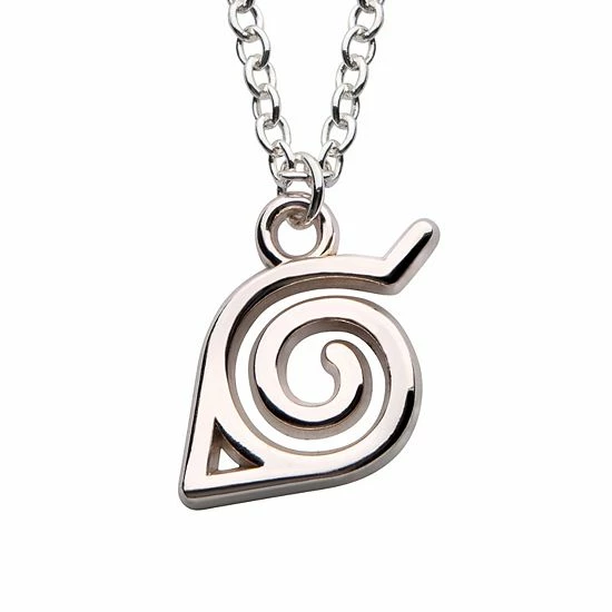 Best Pirce ๐ Unbranded Naruto Shippuden Leaf Village Symbol Pendant Necklace & Earrings Set ๐ฅ - Image 2