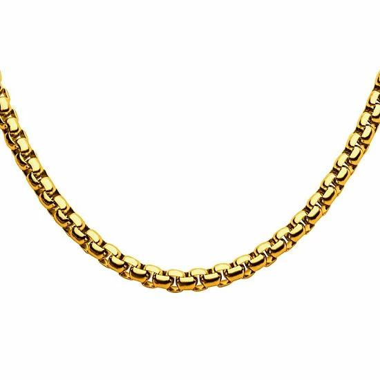 Best Pirce ๐งจ Unbranded 18k Gold Over Stainless Steel 4 Mm Box Chain Necklace ๐ - Image 2