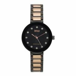 Coupon 🥰 Unbranded American Exchange 👩 Women's Genuine Diamond Collection Rose Gold Tone Stainless Steel ⌚ Watch 😍