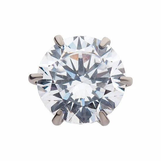 Brand new ❤️ Unbranded Cross Hoop Drop & Cubic Zirconia Stud Mismatched Earrings Black 💯 - Image 3