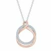 Coupon 🎁 Unbranded Sterling Silver Cubic Zirconia High Polish Twist Pendant Necklace 😉