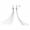 New 🎉 Unbranded Sterling Silver Bead Tassel Earrings ✔️