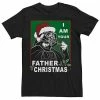 Best Sale 🎁 Unbranded Men's Star Wars I Am Your Father ❄ Christmas Graphic Tee 🧨