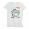 Outlet 🌟 Unbranded 👧 Girls 7-16 "Mrs. Claws" Holiday Graphic Tee 😀