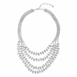 Best reviews of 🛒 Unbranded Simulated Crystal Layered Necklace Rose Gold Tone 😀