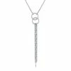 Discount ✨ Unbranded Sterling Silver Double Circle Chain Pendant Necklace 🔔