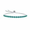 Cheapest 🎉 Unbranded Sterling Silver Emerald Gemstone Bracelet 🔥