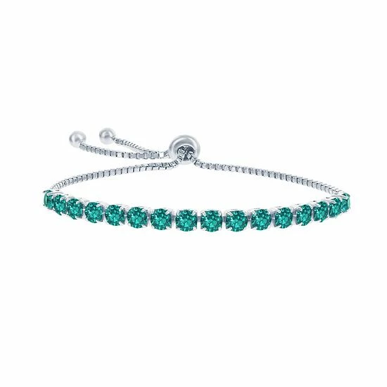 Cheapest ๐ Unbranded Sterling Silver Emerald Gemstone Bracelet ๐ฅ