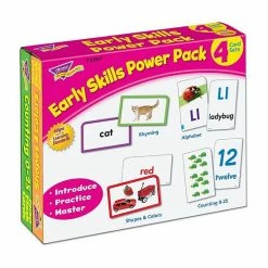 Cheapest 🔥 Unbranded Trend Early Skills Power Pack Of Educational Flashcards ❤️