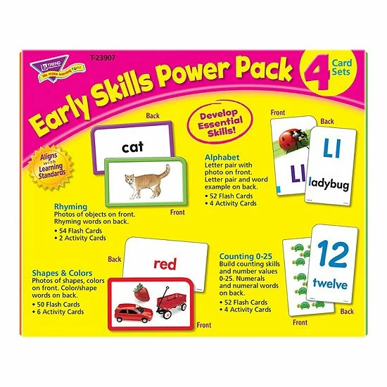 Cheapest 🔥 Unbranded Trend Early Skills Power Pack Of Educational Flashcards ❤️ - Image 4
