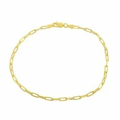 Hot Sale 🧨 Unbranded 14k Gold Over Silver Paper Clip Chain Anklet 😉
