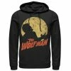 New 🛒 Unbranded Men's Universal Monsters The Wolfman Moonlit Silhouette Hoodie 😀