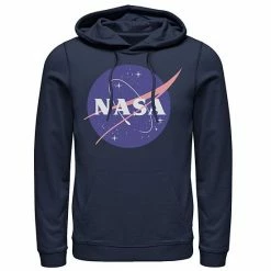 Cheap ⌛ Unbranded Men's NASA Classic Circle Logo Graphic Hoodie 🥰