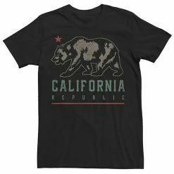 Hot Sale 💯 Unbranded Big & Tall California Bear Flag Green Text Vintage Tee ✔️