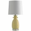 Outlet 🔔 Unbranded Faux Pineapple Ceramic Table Lamp Seafoam ⌛