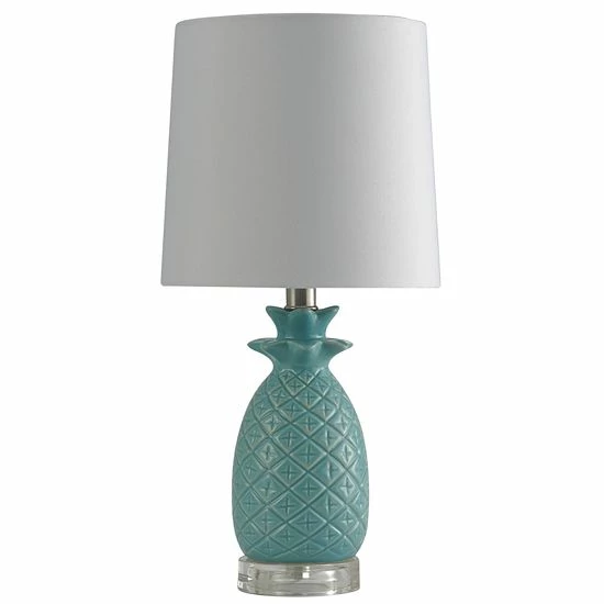 Outlet ๐ Unbranded Faux Pineapple Ceramic Table Lamp Seafoam โ - Image 2