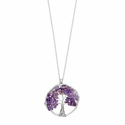 Wholesale 🛒 Unbranded Sterling Silver Amethyst Tree Of Life Pendant ⌛