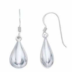 Best deal 😉 Unbranded Sterling Silver Puff Pear Drop Earrings 🥰