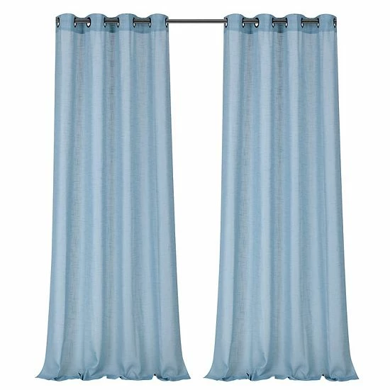 Budget ๐ Unbranded Tranquility 1-panel Window Curtain Gray ๐ - Image 6