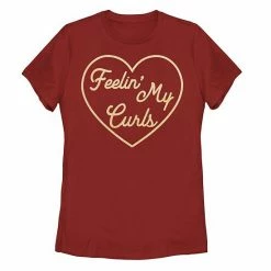 Hot Sale ⭐ Unbranded Juniors' "Feelin' My Curls" Heart Tee 😍