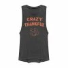 Cheap 🧨 Unbranded Juniors' Crazy Thanksful Turkey Sketch 👪 Thanksgiving Graphic Muscle Tee 🛒