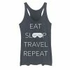 Cheap 🔥 Unbranded Juniors' Eat Sleep Travel Repeat Tank Top 🌟