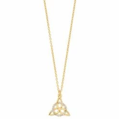 Cheapest 🤩 Unbranded Sterling Silver Cubic Zirconia Celtic Knot Pendant Necklace 😉