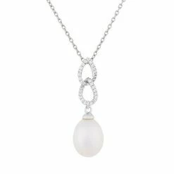 Cheapest ⭐ Unbranded Sterling Silver Freshwater Cultured Pearl Dangle Pendant 🔥