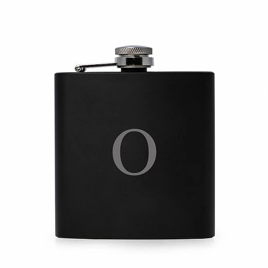 Outlet ๐ Unbranded Vincent Initial Monogrammed Black Flask ๐งจ - Image 11