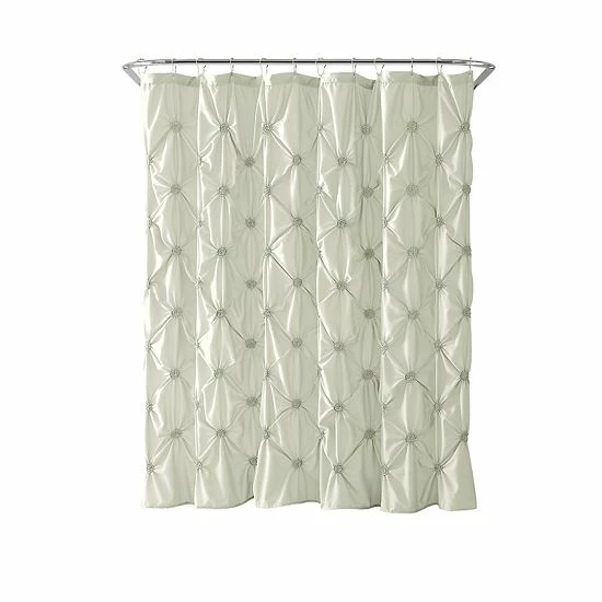 Discount ๐ Unbranded VCNY Floral Burst Microfiber Shower Curtain Aqua โ - Image 3