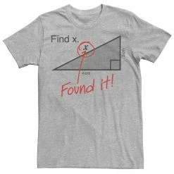 Best Pirce ✨ Unbranded Men's Find X Math Humor Graphic Tee 🛒