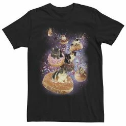 Best reviews of 🔥 Unbranded Men's Space Donut Cats Flight Graphic Tee 😀