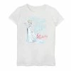 Hot Sale ✔️ Unbranded Disney's Frozen 👧 Girls 7-16 Elsa 6th 🎂 Birthday Graphic Tee White 🎉
