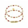 Cheapest 🔔 Unbranded Crystal & 18k Gold Plated Bead "Shine" Stretch Bracelet Duo Set 😀