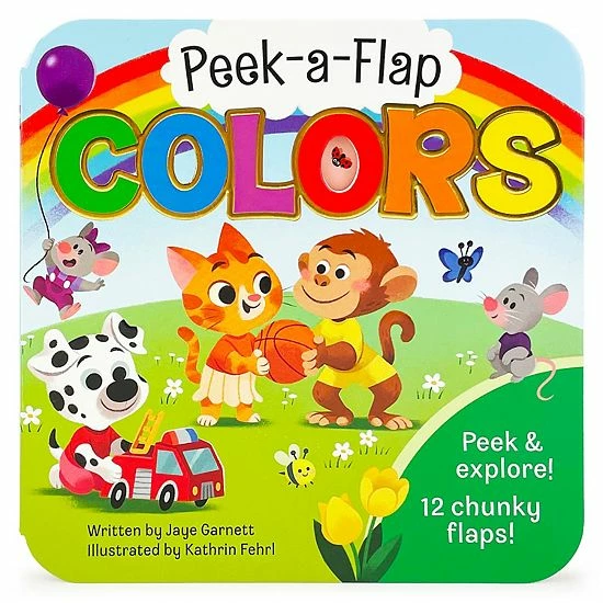 Brand new ๐ฅฐ Unbranded Peek-a-Flap Colors By Jaye Garnett Children's Book ๐