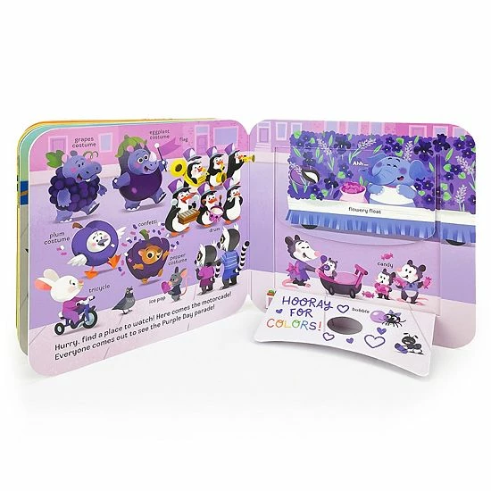 Brand new ๐ฅฐ Unbranded Peek-a-Flap Colors By Jaye Garnett Children's Book ๐ - Image 5