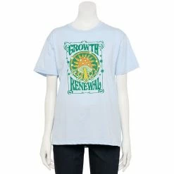 Promo 🧨 Unbranded Juniors' "Growth Renewal" Mushroom Graphic Tee 🤩