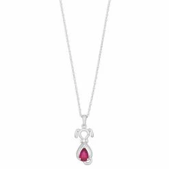 Top 10 👏 Unbranded Sterling Silver Gemstone & Lab-Created White Sapphire 🐕 Dog Pendant 🧨