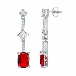 Wholesale 😉 Unbranded Sterling Silver Cubic Zirconia Long Stud Earrings 💯