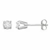 Coupon 😀 Unbranded 10k White Gold 1/6-ct. T.W. Round-Cut Diamond Solitaire Earrings ❤️