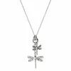 Hot Sale ⭐ Unbranded Sterling Silver Double Dragonfly Pendant Necklace ✨