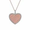 Best reviews of ⌛ Unbranded 18k Rose Gold Over Sterling Silver Heart Pendant Necklace 👏