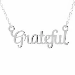 Best deal 🛒 Unbranded Sterling Silver "Grateful" Necklace 🛒