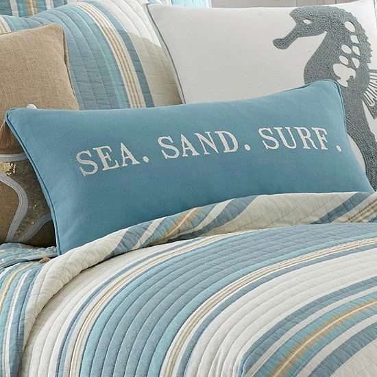New ๐ Unbranded Levtex Home Maui ''Sea Sand Surf'' Throw Pillow ๐ฅฐ - Image 2