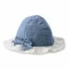 Coupon 🎁 Unbranded Baby / Toddler Girl Chambray & Eyelet Sun Hat 😉