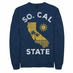 Promo 😍 Unbranded Juniors' "So. Cal State" California Fleece Graphic Top 🎉