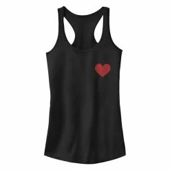 Outlet 🛒 Unbranded Juniors' Chin-Up Valentine Heart Ideal Racerback Tank 🔔