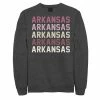 Promo 😍 Unbranded Juniors' Arkansas Stack Graphic Sweatshirt 👍