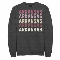 Promo 😍 Unbranded Juniors' Arkansas Stack Graphic Sweatshirt 👍