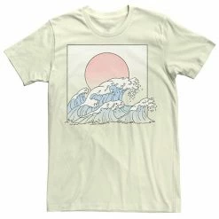 New ✨ Unbranded Juniors' Trendy Beach Waves Boyfriend Tee 🎁